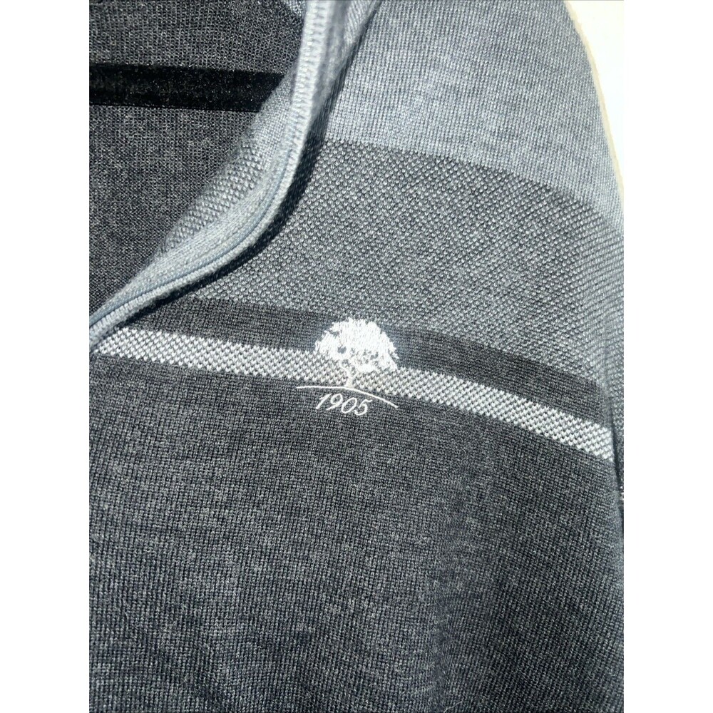 Carnoustie Quarter Zip Sweater 100% Merino Wool Pullover 1905 Preppy Golf XXL - Picture 3 of 6